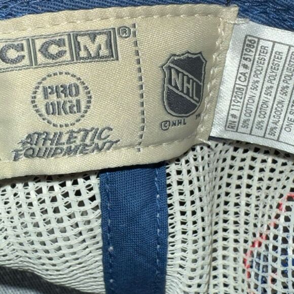 2015 CCM Reebok Center Ice Colorado Rockies Classic SnapBack Navy Trucker Hat - Picture 4 of 8